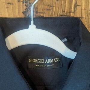 Giorgio Armani 17½ black shirt
